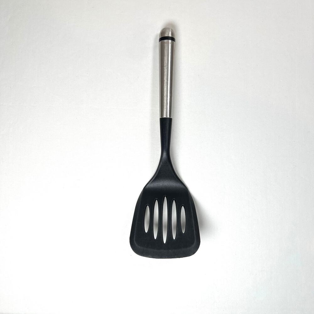 Oneida Nylon Head Slotted Turner Spatula Stainless Steel Handle
